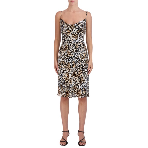 🆕 BCBG Plus Size Leopard Slip Dress Sizes XL (16-18) & XXL (20) - Picture 5 of 7